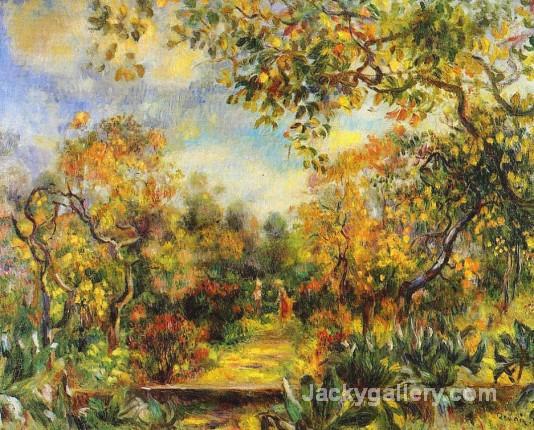 Beaulieu Landscape, by Pierre Auguste Renoir paintings reproduction